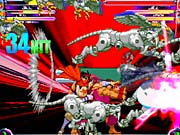 Marvel vs. Capcom 2 isn't exactly the most understated fighting game out there.