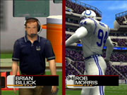 The online play in NFL 2K3 functions much like that of its Dreamcast predecessors.