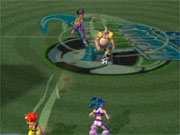 Multiplayer action in Sega Soccer Slam is where the game truly shines.