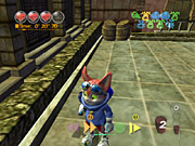  Though each stage is a race against time, Blinx doesn't seem to be in much of a hurry.