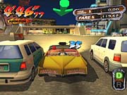 The graphics in Crazy Taxi 3 are on par with previous games in the series, though there are some new lighting effects.