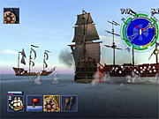 Ship combat can involve a number of vessels at once.