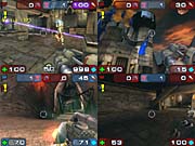 Unreal Championship supports up to four players on a split screen and 16 players on Xbox Live.