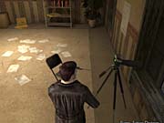 When you reach the sniper's roost, check the camera and watch some perps plant a bomb in your apartment, which they accidentally set off!