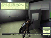 Dougherty pays a price for taking a smoke break--Sam Fisher kidnaps him!
