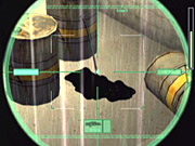 These barrels can be shot, which causes a black liquid to be released. Shoot the liquid to cause an explosion.