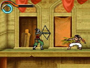 The game features some large and nicely animated sprites.
