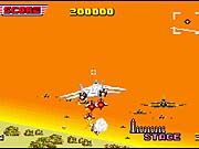 This version of After Burner is missing a few aspects from the original arcade game, such as the ability to hit ground targets in the bonus stages.