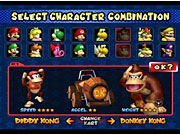 To get the best times you'll have to perfect your racing skills and find the best character-kart combo.