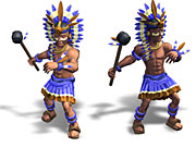 The Incans can expand their holdings quickly with the help of the chasqui scout.