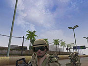You'll control a squad of up to four soldiers or play multiplayer games with up to four players.