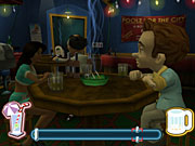 The new game will feature a new college-student Larry, seen here chatting with a co-ed.