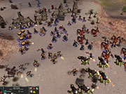 The graphics engine can render dozens of 3D units onscreen.