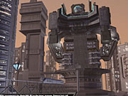 The X universe also features lots of futuristic settings on terra firma, such as this city.