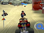 ATV Quad Power Racing 2 offers a simple trick system to go with the racing action.