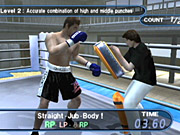The training sessions offered include speed and target-recognition exercises that are modeled after real-life K-1 exercises, such as hitting pads in the specific sequence indicated by your trainer.