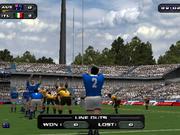 The quality of the visuals in Rugby 2004 isn't up to EA Sports' usual standards.