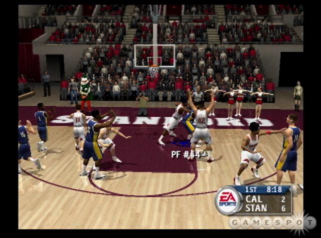 March Madness 2004 doesn't have the world's greatest player models.