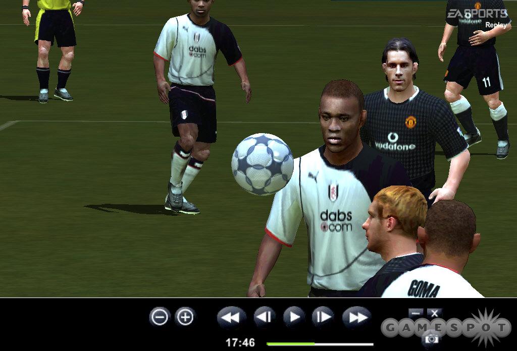 The players--and even the ball--in FIFA 2004 are gorgeously rendered.