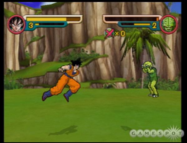 The cel-shading effect makes Budokai 2 look even more like the source material.