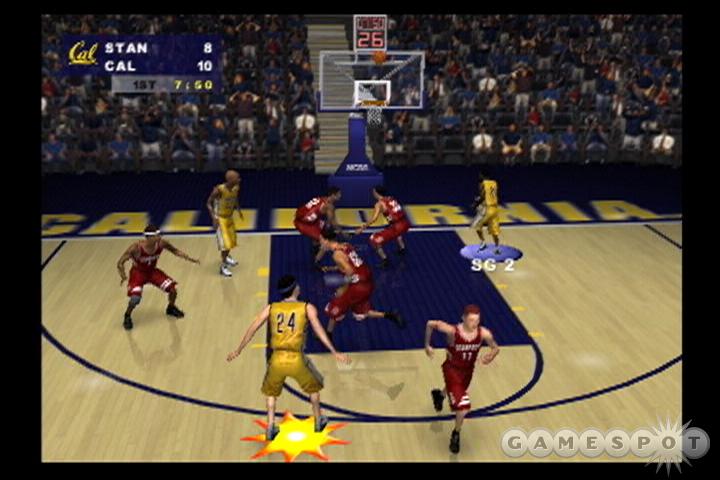 Graphics are not Final Four 2004's strong suit.