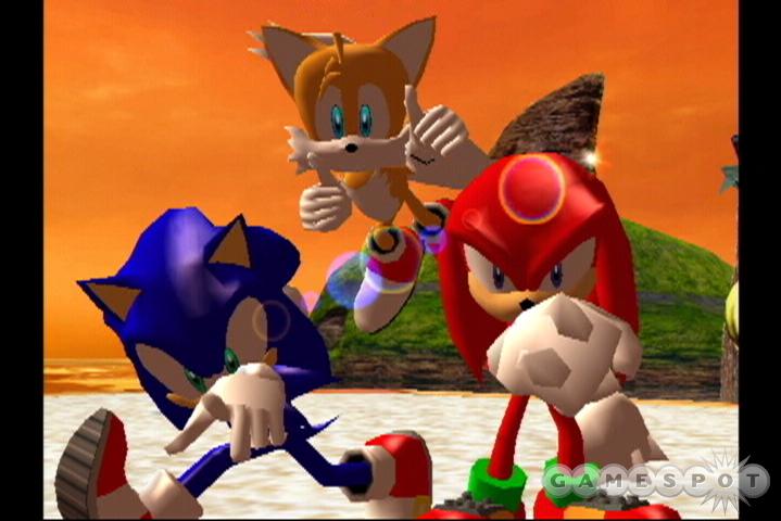 Sonic is back, and he's rollin' with a posse that's two-strong.
