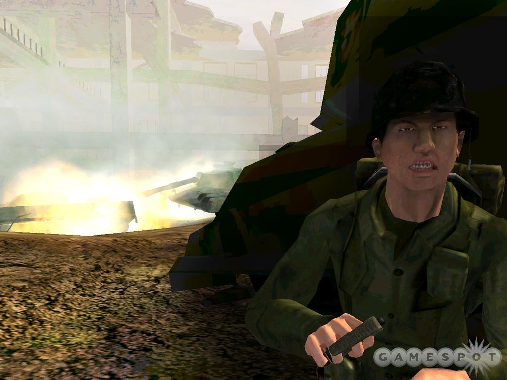 For some reason, this ARVN engineer doesn't seem to love the smell of napalm in the morning.