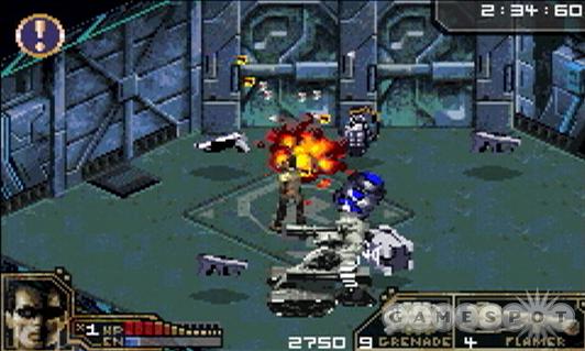 California's governor once again reprises his role as the model 101 T-800 series Terminator in this shooter for the GBA.