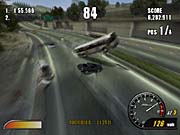 Burnout 2 features an amazing sense of speed and some of the most dramatic crashes seen in a racing game to date.