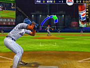 Tap the button when the tick mark is in the green to throw an accurate pitch.