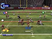 Blitz Pro features the same style of tongue-in-cheek commentary as previous Midway sports titles.