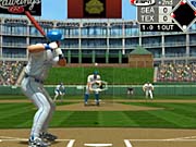  You use a batting cursor to aim your swing, but you also have the option to swing for contact or for power. 