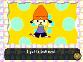 Parappa the Rappa on Playstation.