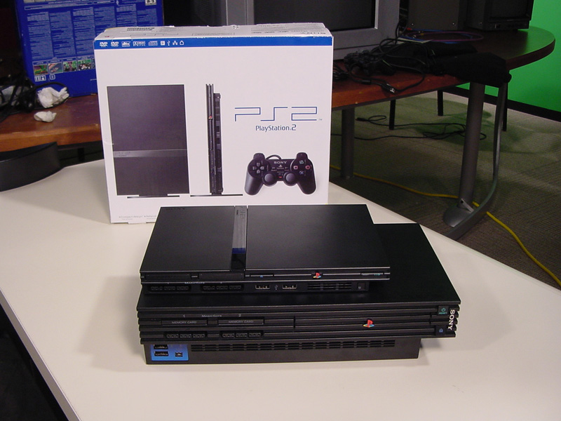 New and old PS2.