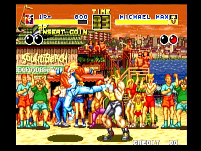 Fatal Fury was SNK's reply to Street Fighter II.