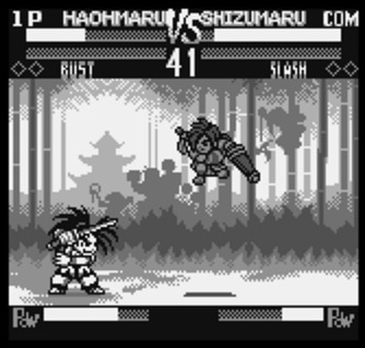 The monochrome NeoGeo Pocket was short-lived, but versions of Samurai Shodown and King of Fighters were produced for it.