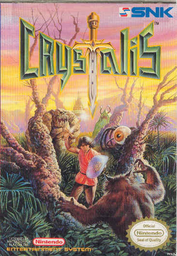 Box for the NES version of Crystalis.