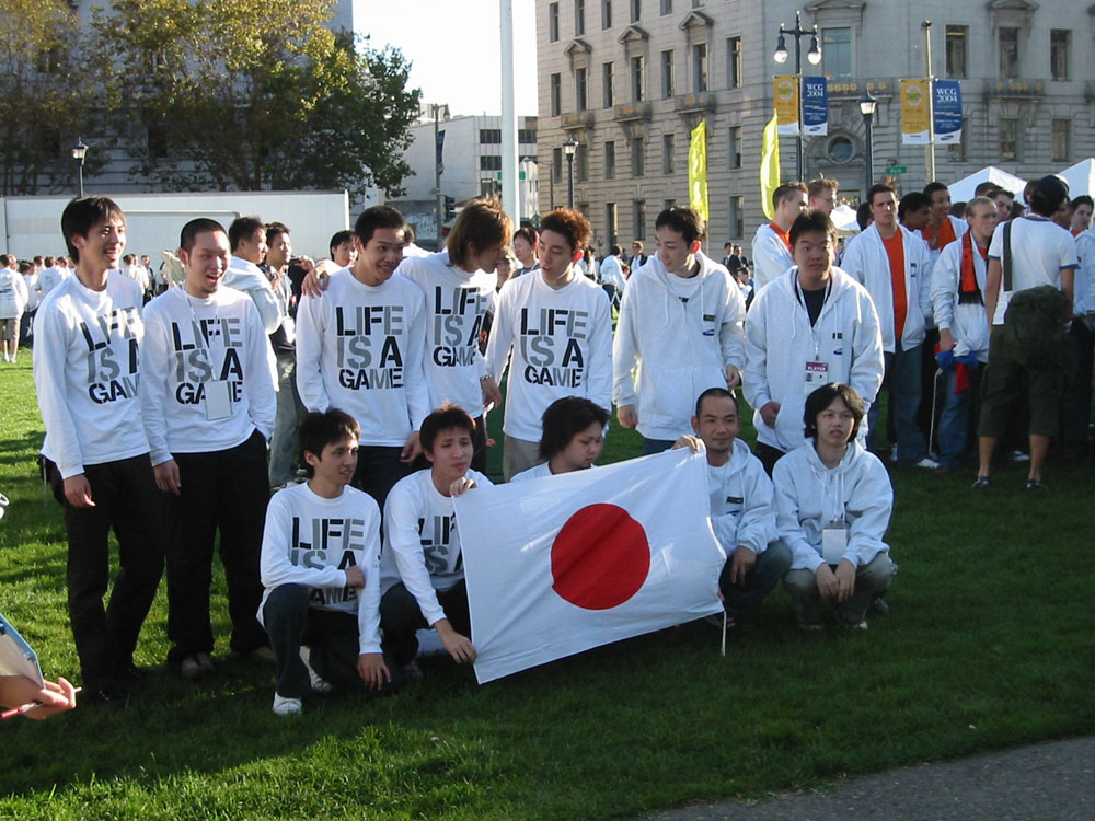 Team Japan knows that life is but a game.