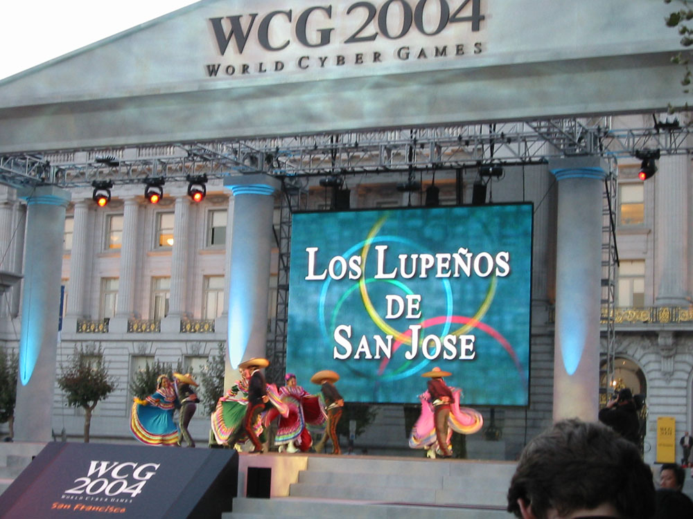 More cultural dancing from a Latino dance troupe.