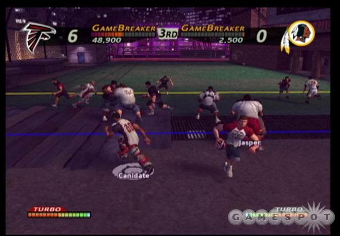 NFL Street tries to copy the urban look and feel of its NBA counterpart, NBA Street, but regrettably, it doesn't work nearly as well in a football environment.