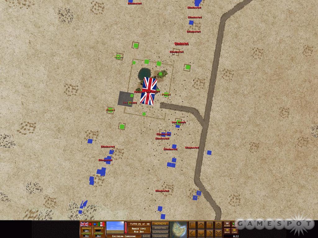 You can view the battlefield from virtually any angle, including this top-down perspective, so the information displayed can be heavily customized.