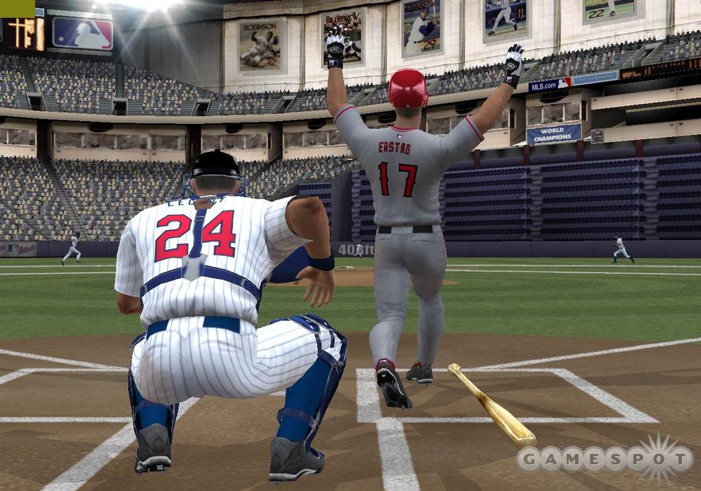 MLB 2005 has a complex franchise mode that lets you manage your team's business.