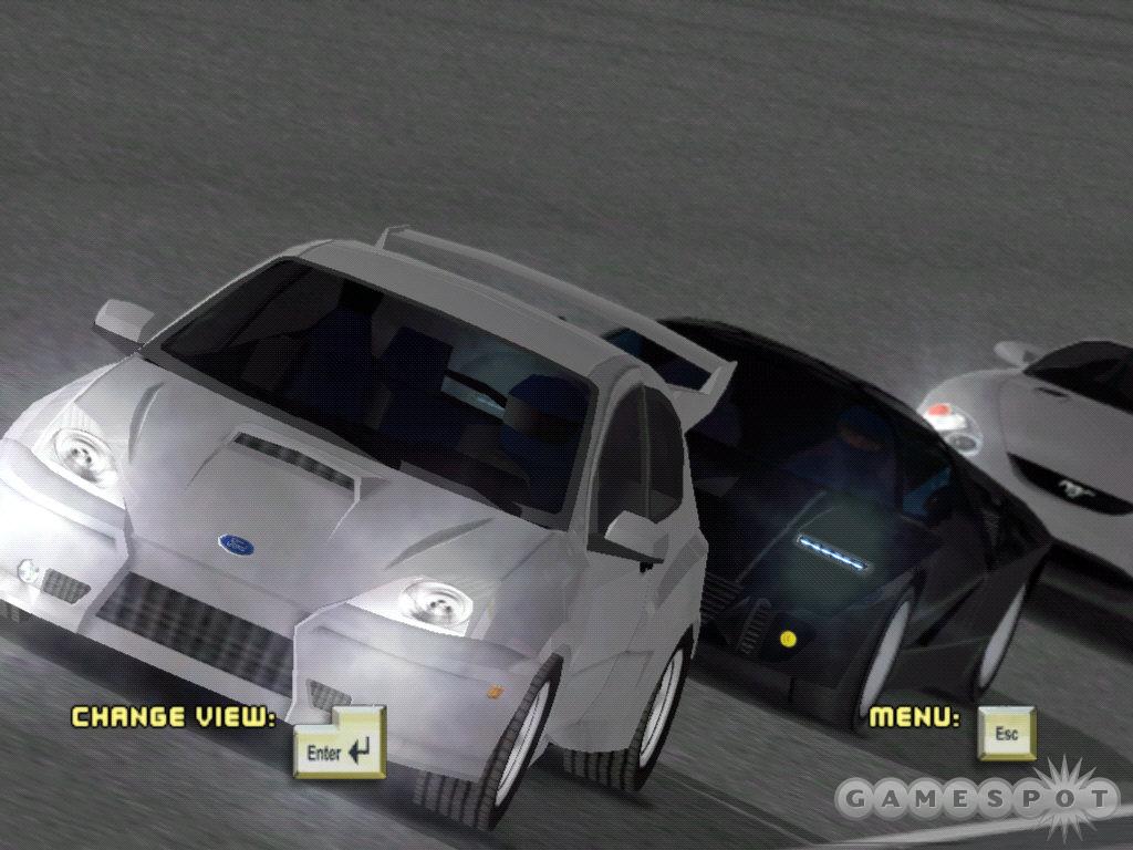 Ford Racing 2 never portrays its vehicles in less than perfect condition.