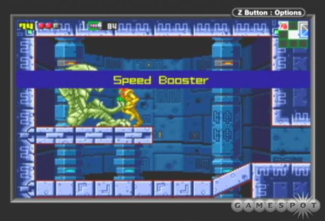 The speed booster power-up is your reward for defeating Kraid.