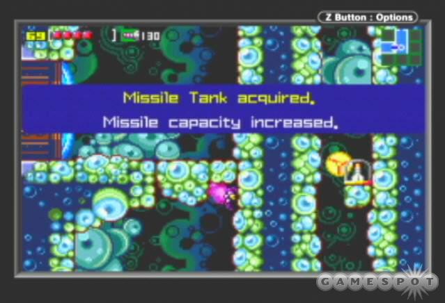 The hi-jump power-up makes it very easy to snag this missile tank.