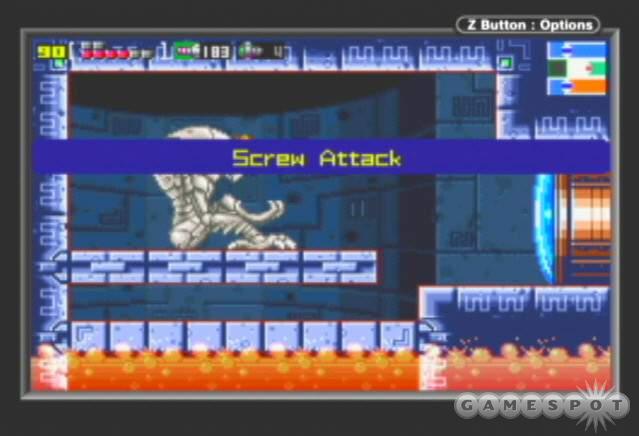 Defeating Ridley leads you on a path toward a new power-up: the screw attack.