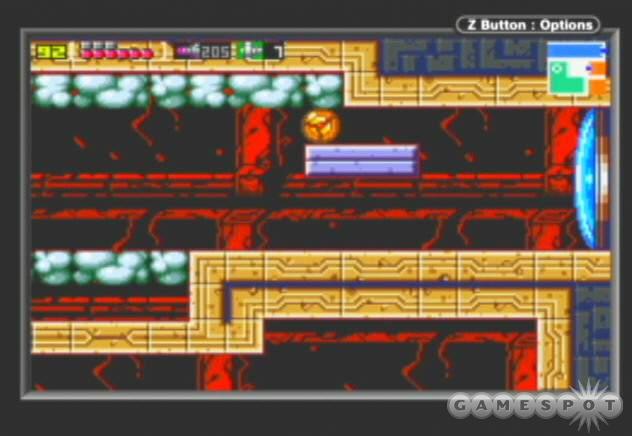 Set a bomb on this platform then run quickly to the left to reach the super missile.