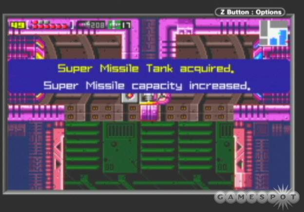 Expose a super missile tank at the top of this deep chamber.