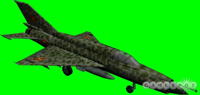The MiG 21 is the NVA's answer to the F-4 Phantom.