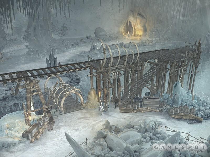 Trains can take you to the strangest places in the Syberia games.